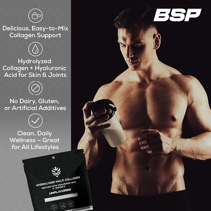 Benavidez Collagen Peptides – Unflavored | 20g Hydrolyzed Protein Powder with Hyaluronic Acid | Skin Hair Nails &amp Joint Support | Grass-Fed Keto &amp Paleo Friendly | 1.25 lb (567g)