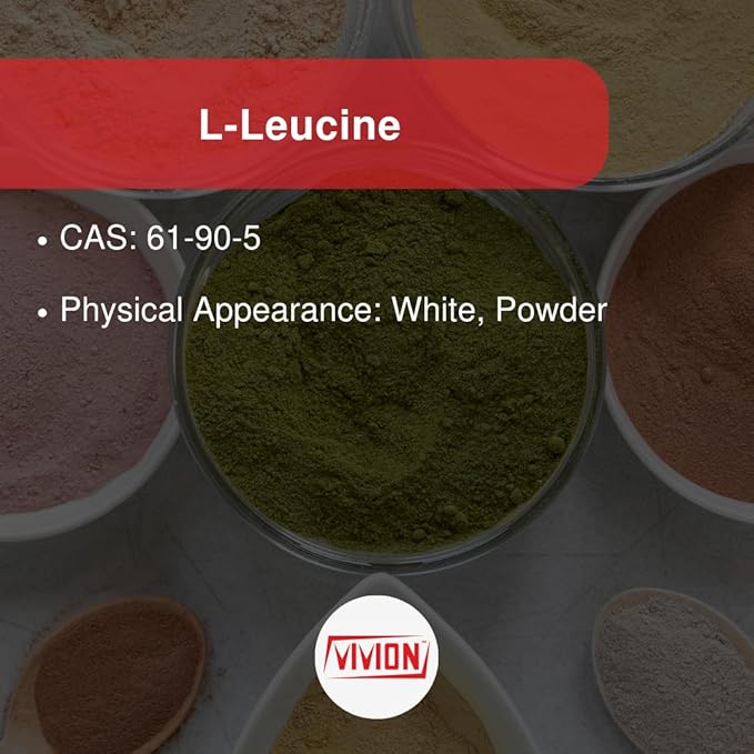 L-Leucine Powder - Bulk 25 kg (55 lb) - Pure Branched-Chain Amino Acid (BCAA) - Muscle Growth &amp Recovery Supplement Ingredient - Unflavored for Capsules Tablets &amp Drink Mixes