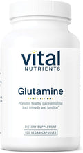 Vital Nutrients Glutamine - 3400mg L-Glutamine - Healthy Gastrointestinal Tract Function - Gluten Dairy Soy Free - Non-GMO - 90 Glutamine Capsules