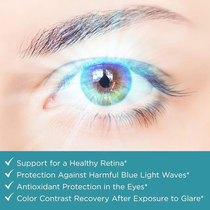 Ultimate Eye Support by Purity Products - 10 mg of Lutein w/Lutemax 20/20 100 mg of Alpha Lipoic Acid 2 mg Zeaxanthin Eye Vitamins - Clinically Studied - Blue Light Wave Protection - 90 Capsules