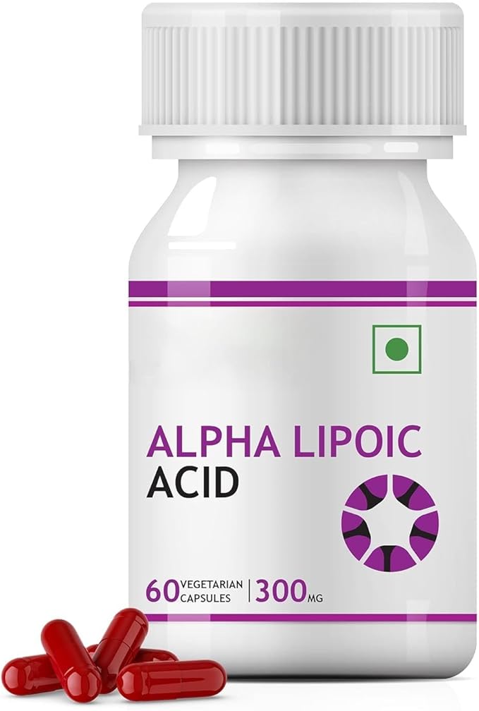 Alpha Lipoic Acid 300mg | Universal Antioxidant | ALA Supplement - 60 Vegetarian Capsules (Pack of 1)