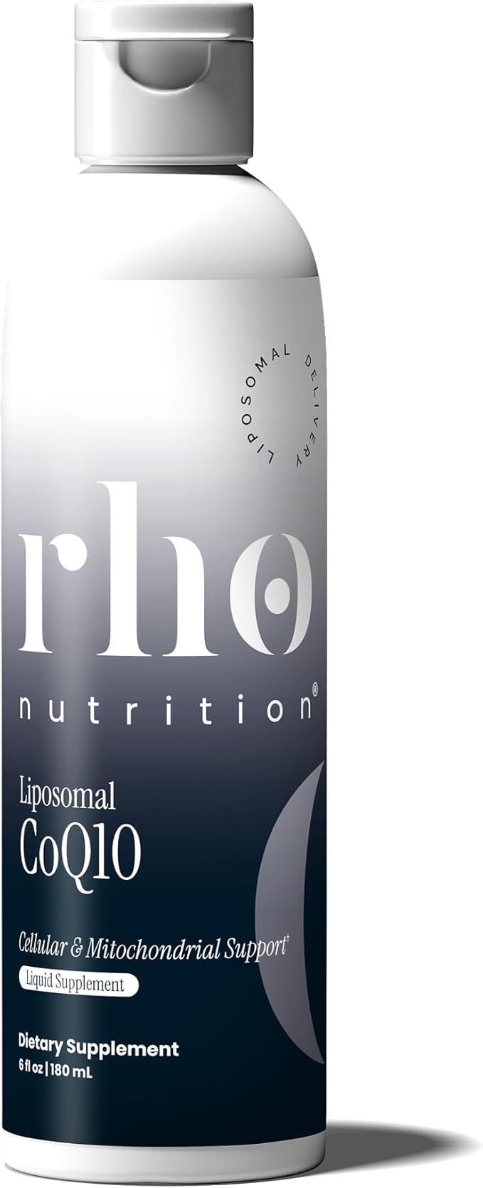 Rho Nutrition Liposomal CoQ10 – High-Absorption Liquid Coenzyme Q10 for Heart Health Cellular Energy &amp Antioxidant Support – Supports Healthy Aging – Vegan Sugar-Free Non-GMO – 6 fl oz 30 Serv