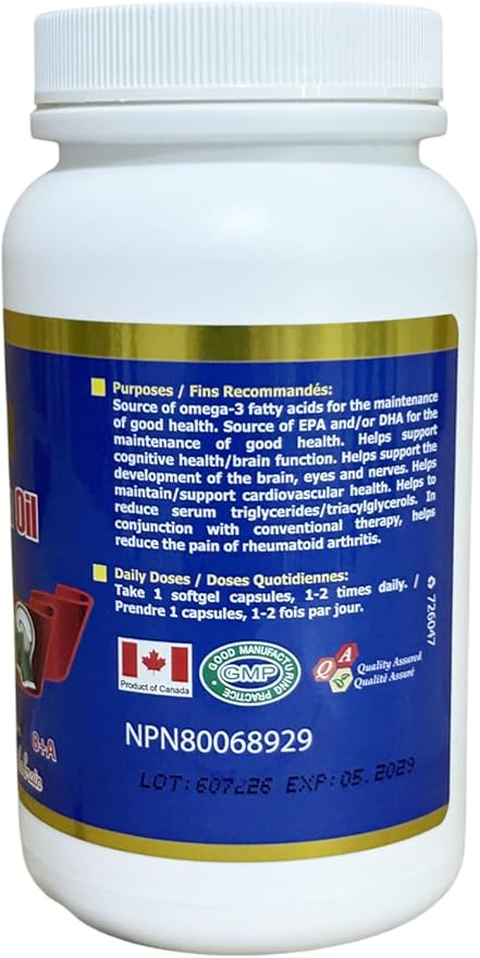 Enhance-High Doee Arctic Fish Oil 80 Softgel Capsules