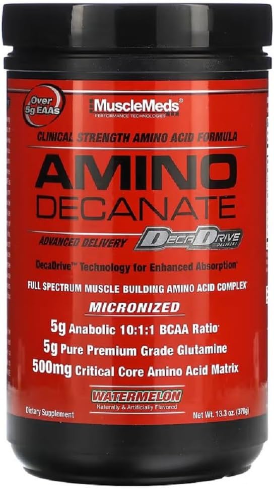 Muscle Meds Amino Decanate Watermelon 13.3 Oz