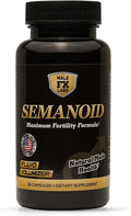 SEMANOID (60 Caps) Maximum Fertility Formula and Semen Volumizer - Advanced Fertility Ingredients and Male Prenatal Vitamin Blend 1 Month Supply