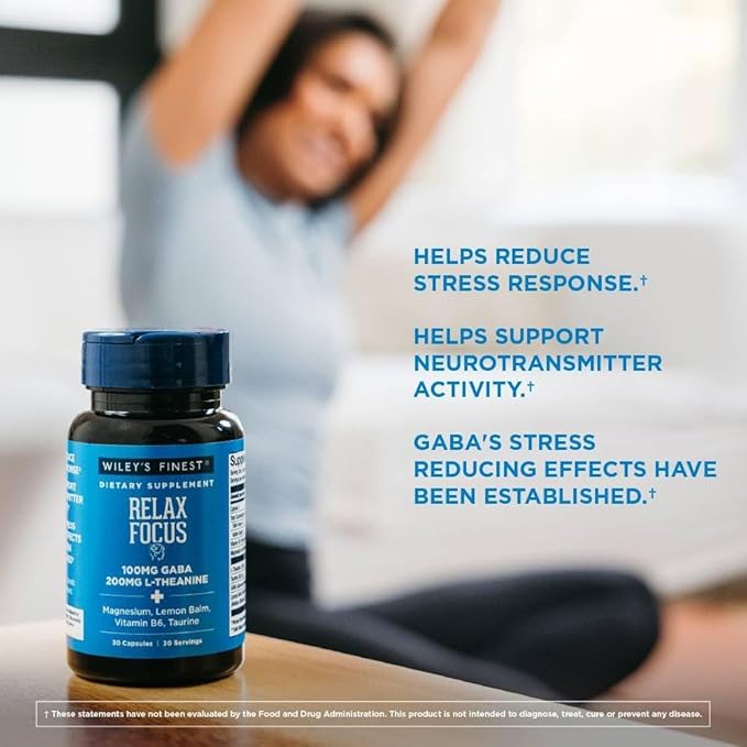 Wiley's Finest Stress &amp Cognitive Support Bundle - Relax Focus + Peak DHA - 30 Servings