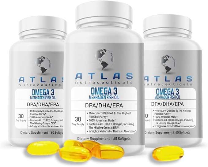 Menhaden Fish Oil-Omega 3-60 Softgels