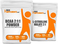 BulkSupplements BCAA 2:1:1 500g + Citrulline Malate 2:1 500g Bundle