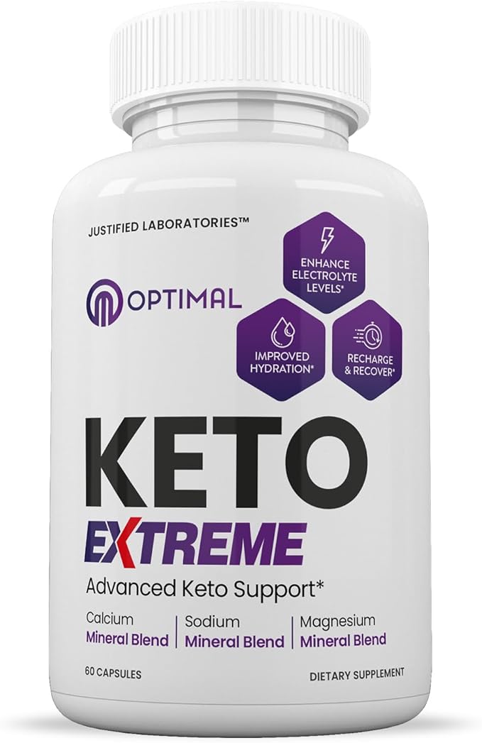 (2 Pack) Optimal Keto Extreme Pills 1675MG New &amp Improved Formula Contains Apple Cider Vinegar Extra Virgin Olive Oil Powder Green Tea Leaf 120 Capsules