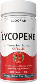 Lycopene Supplements for Men 500mg - Natural Tomato Fruit 10:1 Extract - Non-GMO Lycopene Supplement for Prostate Skin &amp Antioxidant Support - (60 Count (Pack of 1))