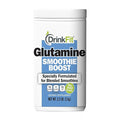 DrinkFit Smoothie Powder Mix | Specially Formulated Boost Supplements for Blended Smoothies | Meal Replacement Shakes Gluten Free - 2.2lbs Jug (Glutamine)