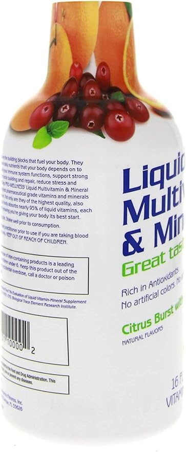 1st Step for Energy Liquid Multivitamin &amp Mineral Citrus Burst 16 fl oz (1 pt) 473 ml