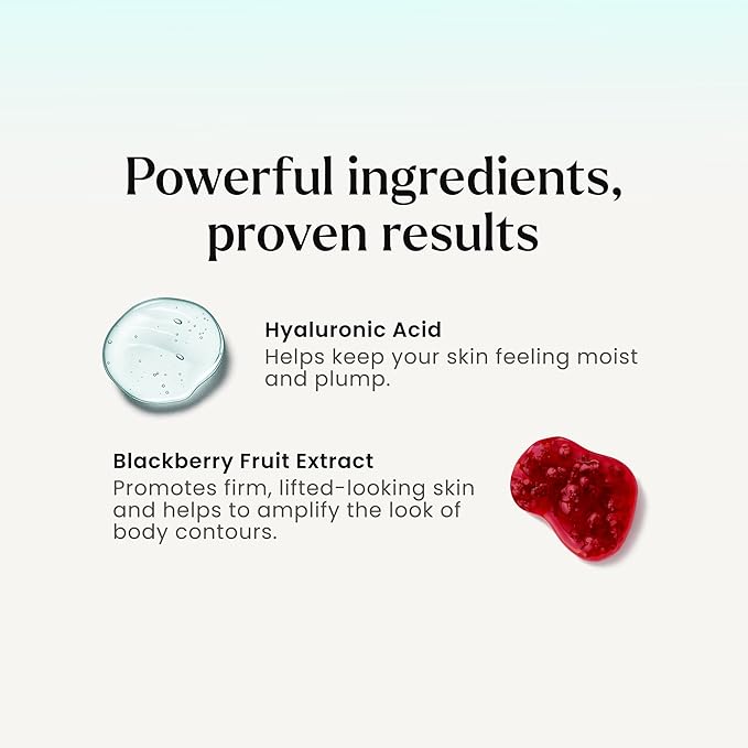 MAËLYS RE-VAMP Plumping Body Serum - Hydrating Body and Boob Serum with Hyaluronic Acid and Blackberry Extract (3.5 oz)