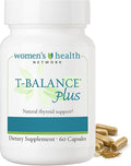 T-Balance Plus: Natural Thyroid Support for Women &amp Men with Underactive Thyroid - Thyroid Supplement with Iodine Selenium Ashwagandha &amp 5 Herbal Extracts - 60 Capsules (30 Days Supply)
