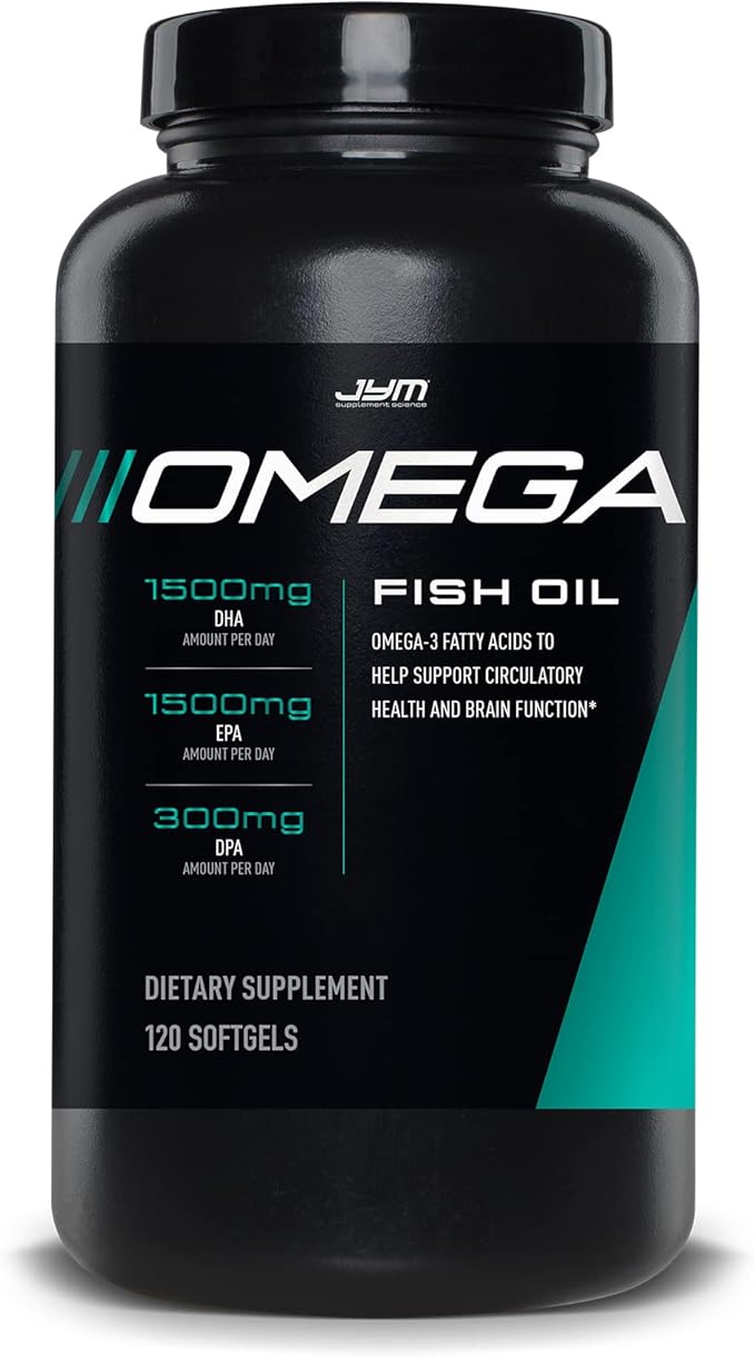 JYM Supplement Science PRO JYM 45 Servings - Tahitian Vanilla Bean &amp mg High Potency Omega 3 EPA DHA DPA for Brain Heart &amp Joint Support 120 Soft Gels
