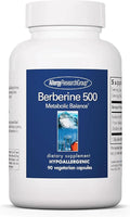 Allergy Research Group Berberine 500mg Supplement - Multi-Faceted Metabolic Support Supports Healthy Cholesterol Indian Barberry Root Hypoallergenic Vegetarian Capsules - 90 Count