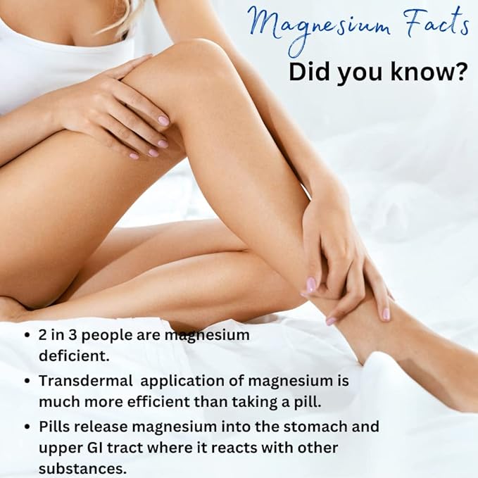 Nuvo Wellness Magnesium Spray with MSM – Extra Strength – Light Lavender Scent – 12oz