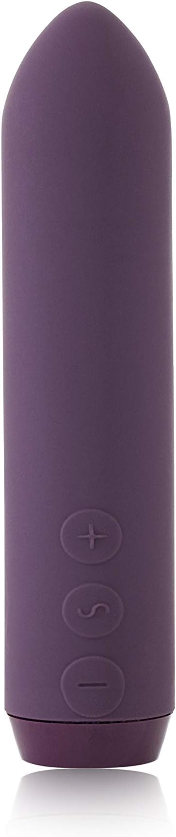 Je Joue Classic Bullet Vibrator with Fingersleeve Powerful Whisper Quiet USB Rechargeable Waterproof 100% Medical Silicone - Purple