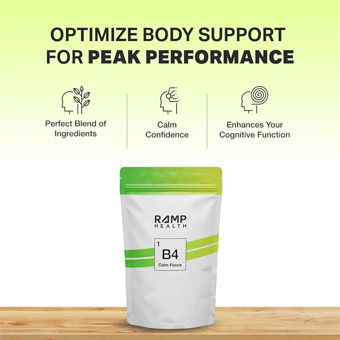 B4 - Supplement - Available in 6 Flavors - L-Theanine Lemon Balm Extract and More - 10 Count (10 Packets Citrus Smooth)