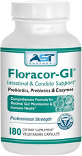 Floracor-GI Candida Cleanse Probiotic and Enzyme Support Formula 180 Capsules