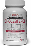 Pro Formulations MD Cholesterol Elite – Dual Action Cholesterol Support – 90 Veggie caps – Powered by Red Yeast Rice &amp Aged Garlic Extract – Enhanced with Inositol &amp Artichoke Extract