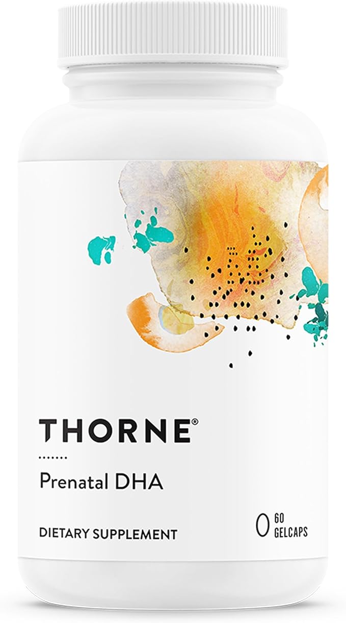 THORNE - Prenatal DHA - 650 mg DHA and 200 mg of EPA - Supports Baby’s Brain &amp Nervous System Development from Pregnancy to Nursing* - 30 Servings