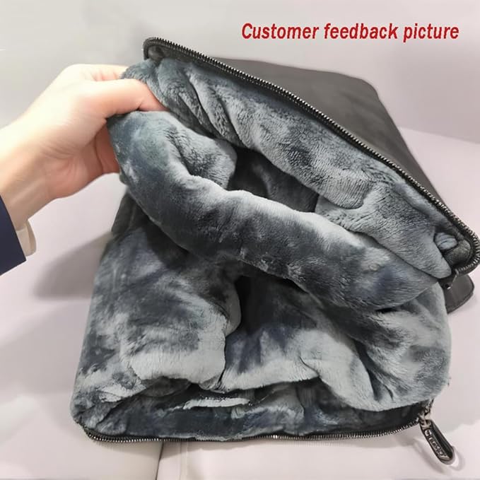Car Lumbar Support Blanket for Mercedes Benz/AMG CLA Sedan C118 C117 CLA 35/CLA 45 45S /CLA200/CLA220d/CLA250/CLA250e/CLA260 Premium Soft 3 in 1 Waist Support Throw Pillow BlanketE
