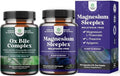Bundle of Digestive Enzymes with Ox Bile Supplements for No Gallbladder for Pancrease Cleanse &amp Detox and High Absorption Magnesium Sleep Supplement Magtein Magnesium L-Threonate and Apigenin Thea