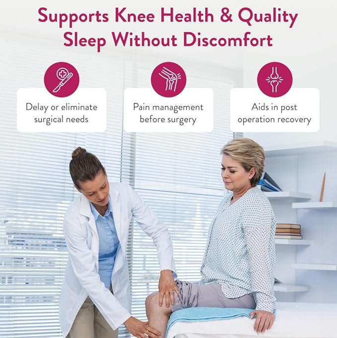 Knee Joint Support Supplement Outperforms Glucosamine Chondroitin with Fast Acting Blend of Mangoselect Olive Fruit Trans-Resveratrol Non-GMO Knee Pain Blend 120 Count