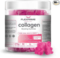 Collagen with Biotin Gummies for Women &amp Men | Halal Sugar-Free Non-GMO Gluten-Free | Anti-Aging Clearer Skin Hair Growth Stronger Nails | Strawberry Flavor - 90 Count