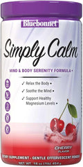 Bluebonnet Nutrition Simply Calm Powder for Calm* Muscle Cramps* Stress Relief* Non-GMO Vegan Kosher Certified Gluten-Free Soy-Free Dairy-Free 16 oz 82 Servings Cherry Flavor