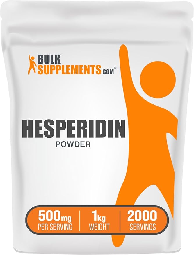 BulkSupplements.com Hesperidin Powder - Hesperidin Supplement Hesperidin 500mg - Herbal Supplement Vegan &amp Gluten Free 500mg per Serving 1kg (2.2 lbs) (Pack of 1)