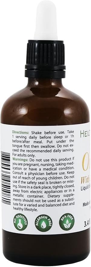 Ormus with 24K Gold 3.4 Fl Oz - 100 ml | Concentrated Orme | Atomic Minerals | Third-Party Tested | Heiltropfen®
