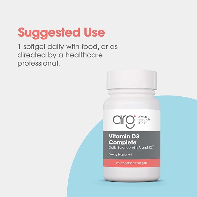 Allergy Research GroupVit D3 Complete 120 ct