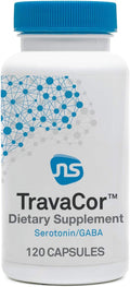 Neuroscience TravaCor - Mood Support Supplement with L-Theanine 5 HTP and B Vitamins - GABA and Serotonin for Stress and Emotional Support (120 Capsules)