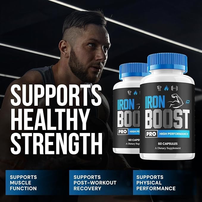 (3 Pack) Iron Boost Pro for Men Capsules – IronBoost Pro Energy Vitamin Complex