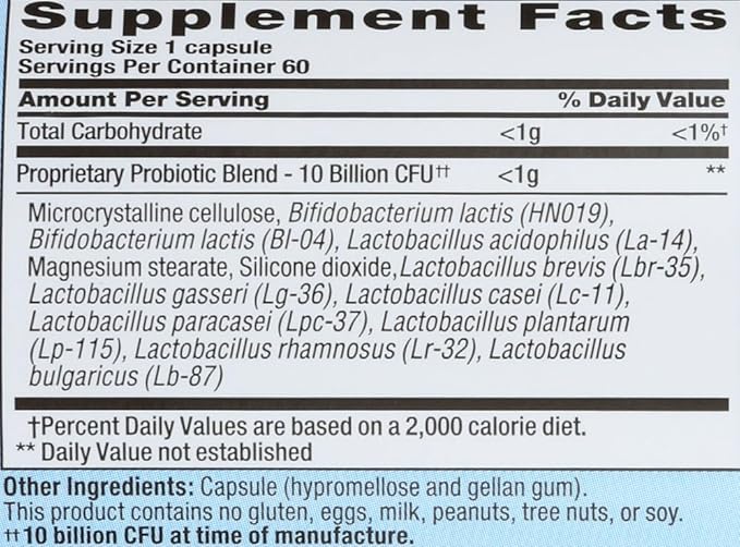 Nutrition Now Acidophilus &amp Digestion - PB 8 Immune System Support 60 Capsules (a) - 2pc