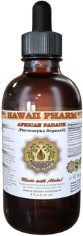 Hawaii Pharm African Padauk Liquid Extract African Padauk (Pterocarpus Soyauxii) Dried Bark Tincture Supplement 4 oz