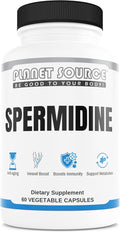 Spermidine 10mg 60 Capsules Longevity &amp Cellular Health Supplement Promotes Autophagy Supports Heart Health Brain Function Immune System