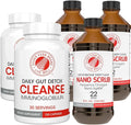 Silver Fern Brand Ultimate Clean-Up Kit - Moderate to Severe Issues - Cleanse Capsules &amp Nano Scrub Liquid I Kit 30 Day Supply No Gluten No Dairy Made in USA