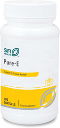 Klaire Labs SFI Health Pure-E - Natural D-Alpha &amp Mixed Tocopherols High in Gamma Tocopherol (100 Softgels)