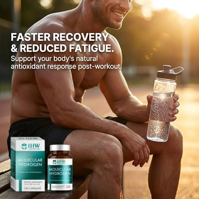 Hydrogen Water Tablets 12ppm with Magnesium 120 Tablets Brain Health Cognition Function Cellular Energy Boost Antioxidant Promote Metabolism Non-GMO &amp Gluten Free