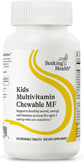Seeking Health Kids Multivitamin Chewable MF Formulated for Children’s Health Methyl-Free with Folinic Acid Vitamin B12 Riboflavin Vitamin A Vegetarian (120 Chewable Tablets)*
