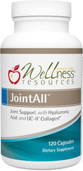 Wellness Resources JointAll - Joint Support Supplement with Natural Hyaluronic Acid UC-II Collagen Glucosamine Chondroitin for Joint Strength and Comfort (120 Capsules) …
