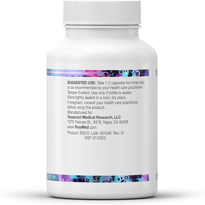 Tesseract Medical Research BerberActiv-QR Berberine Immune Support Supplement Supports Liver Health Hypoallergenic 350mg 90 Vegetarian Capsules