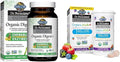 Garden of Life Dr Formulated Digestive Enzymes with Papain Bromelain &amp Dr. Formulated Probiotics Organic Kids+ Plus Vitamin C &amp D - Berry Cherry