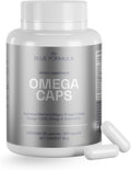 Omega 3-6-9 Capsules with Hydrolyzed Marine Collagen + Astaxanthin - Fish Oil with DHA &amp EPA - Unflavored No Fishy Aftertaste - 90 Capsules (500 mg)