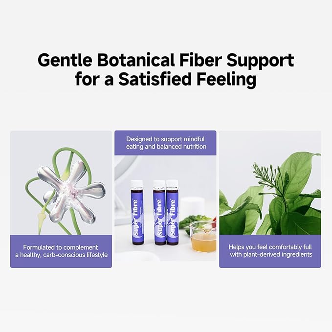 Super Fibre – Plant-Based Passion Fruit Fiber Drink Ready-to-Drink Daily Support for Balanced Routines and Nutritional Wellness – 9 Servings