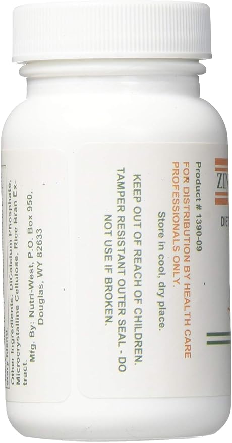 NutriWest Zinc Chelate 16 mg 90 Tablets